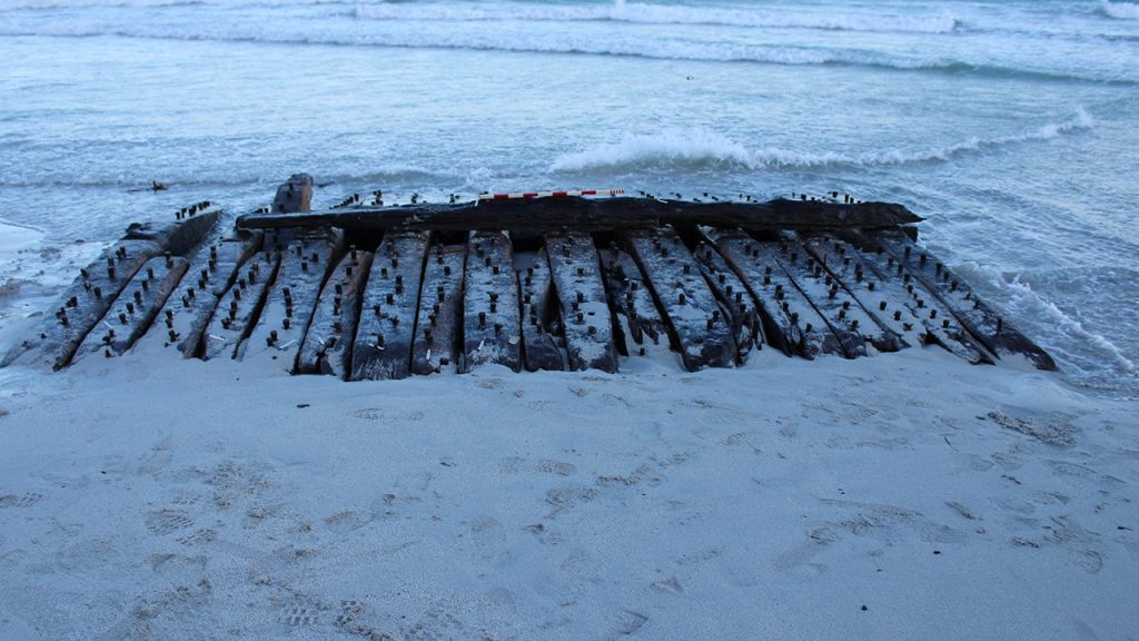 18th-century warship reappears after storm strikes Orkney Islands