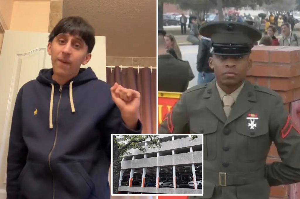 22-year-old TikTok user reportedly shot and killed Marine veteran in front of his fiancée and 10-month-old child, according to police.