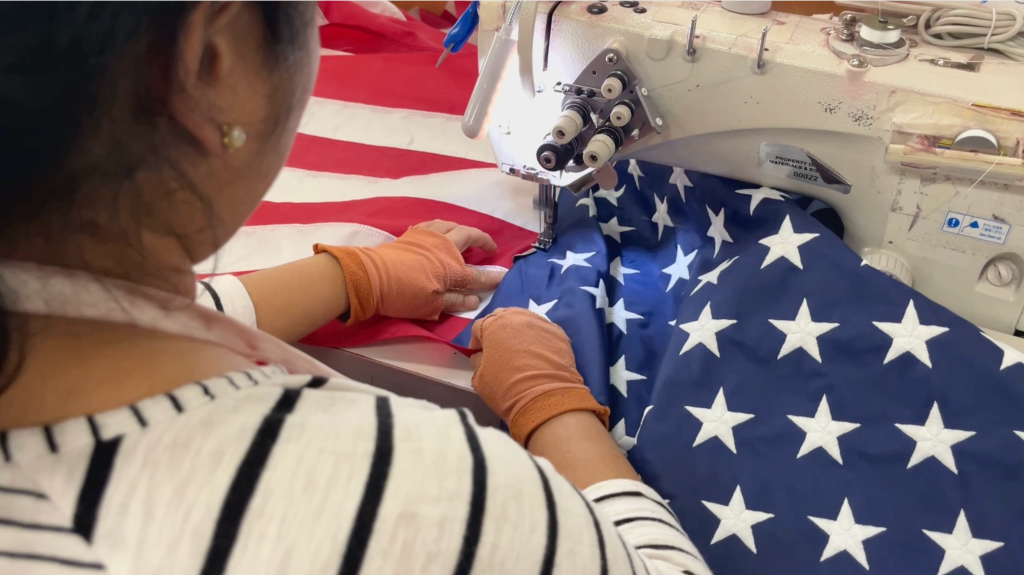 A Look Inside America’s Flag Factory in Kansas City