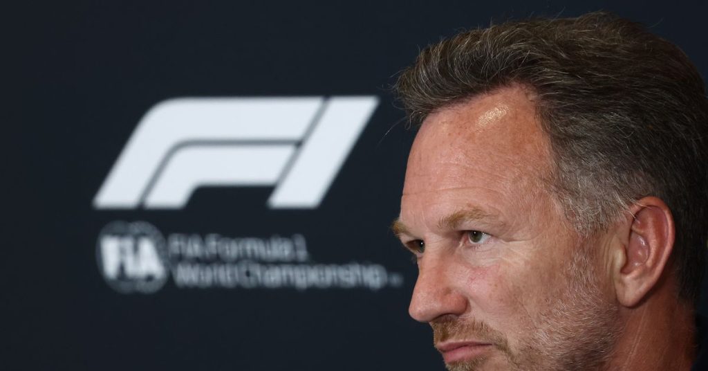 A visibly emotional Christian Horner acknowledges that his departure from Red Bull came as a surprise during his farewell address to the team