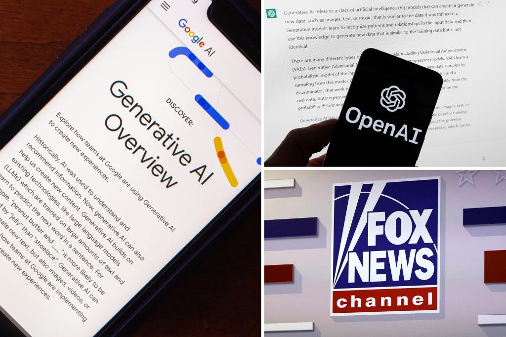 AI tools from Google are reducing traffic to news websites, according to a report.