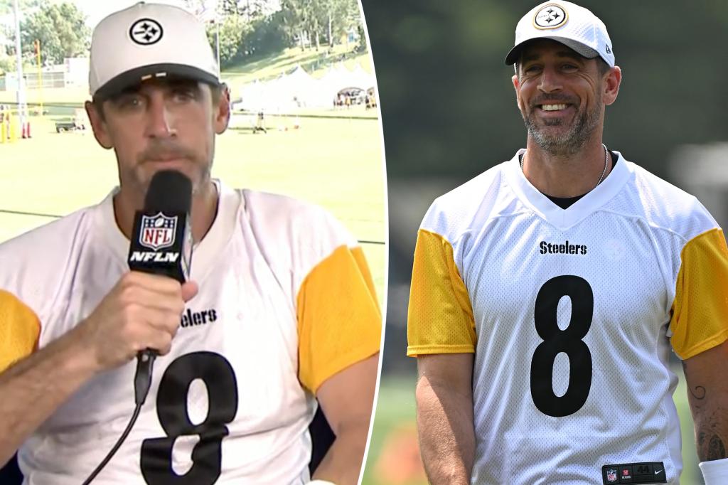 Aaron Rodgers expresses his admiration for his wonderful new wife following their private wedding.