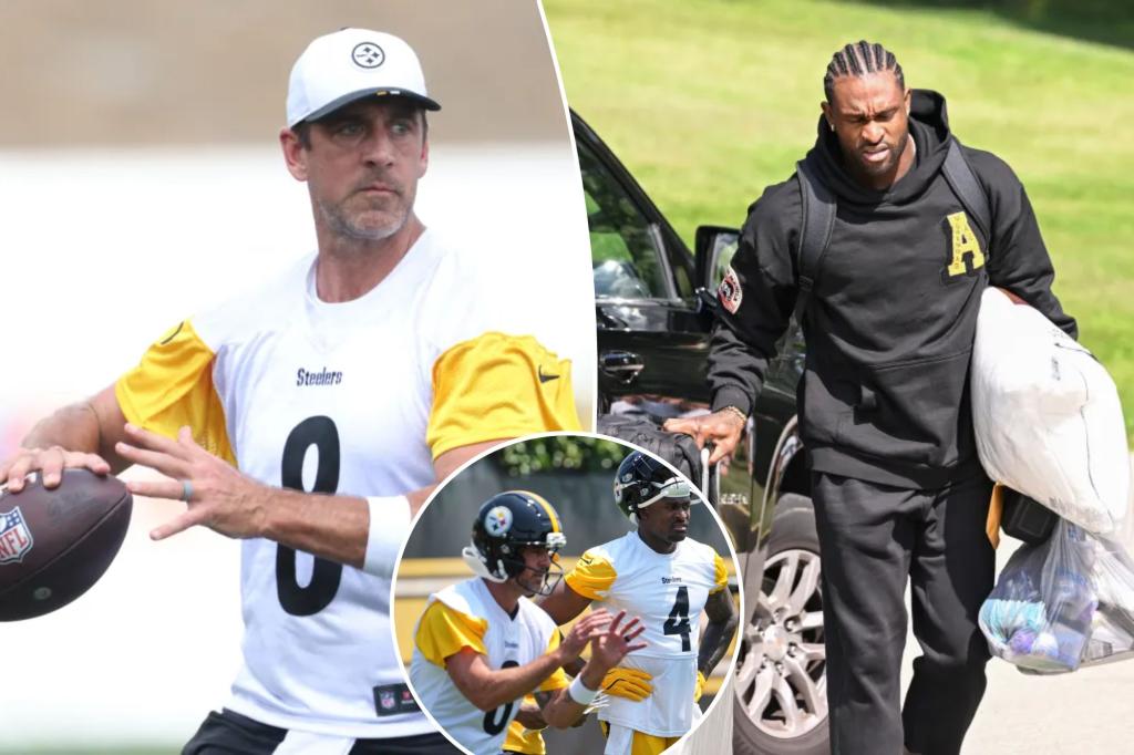 Aaron Rodgers follows a strange bathroom policy during Steelers training camp