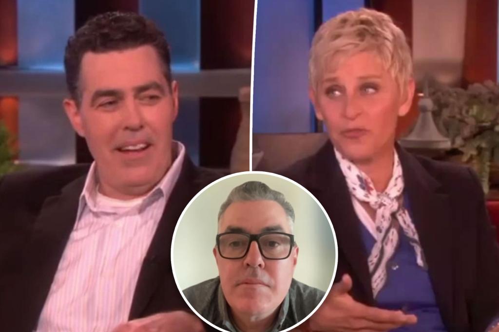 Adam Carolla says 'unkind' Ellen DeGeneres left her staff feeling 'terrified'