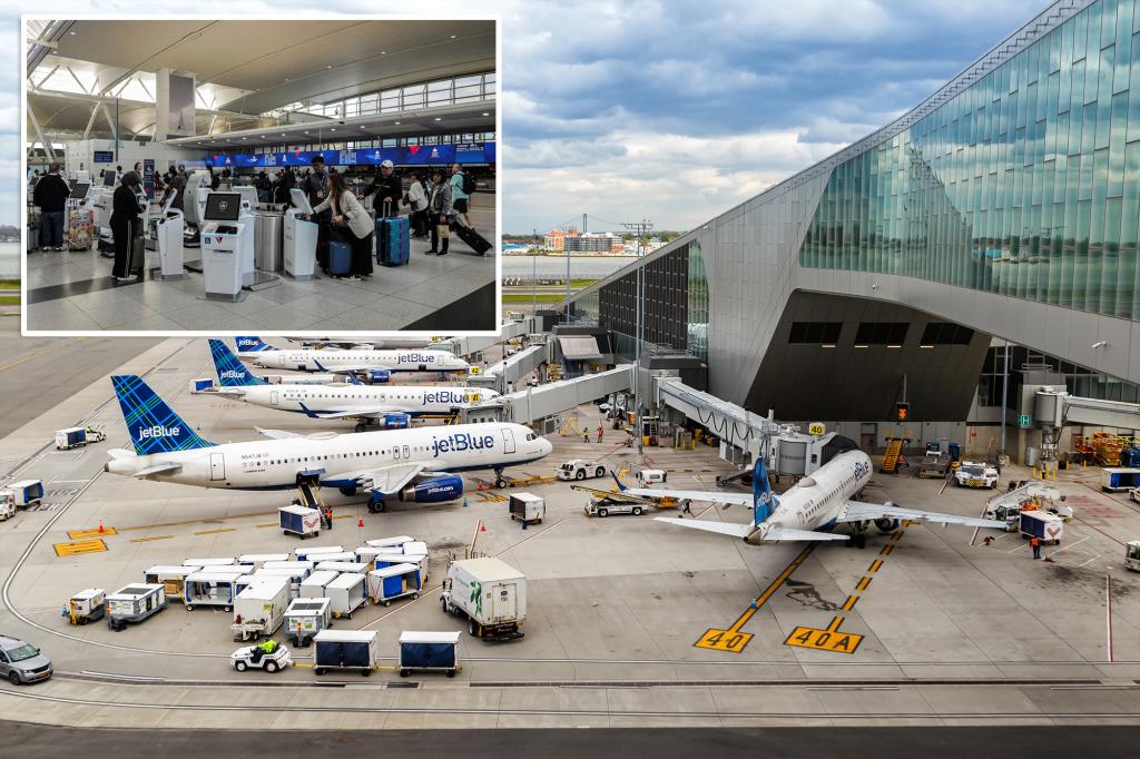 Airports in New York City experience a significant rise in flight cancellations this summer