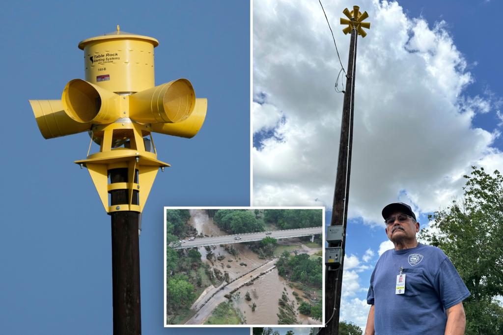 Alert sirens aided Comfort, Texas in weathering the flood.