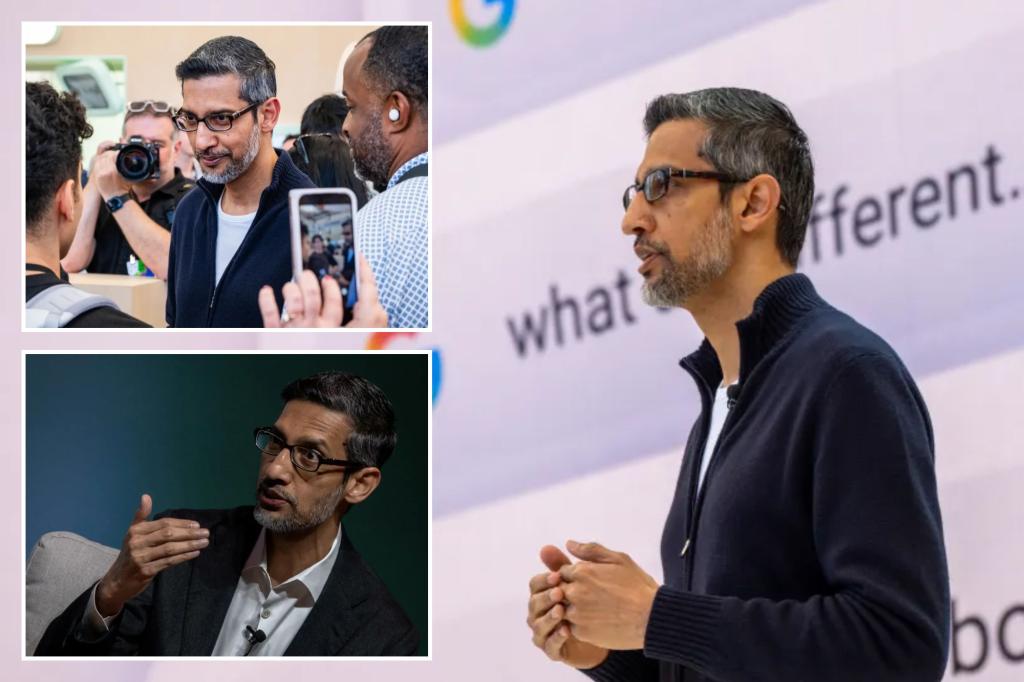 Alphabet’s CEO Sundar Pichai reaches billionaire status as shares approach record high.