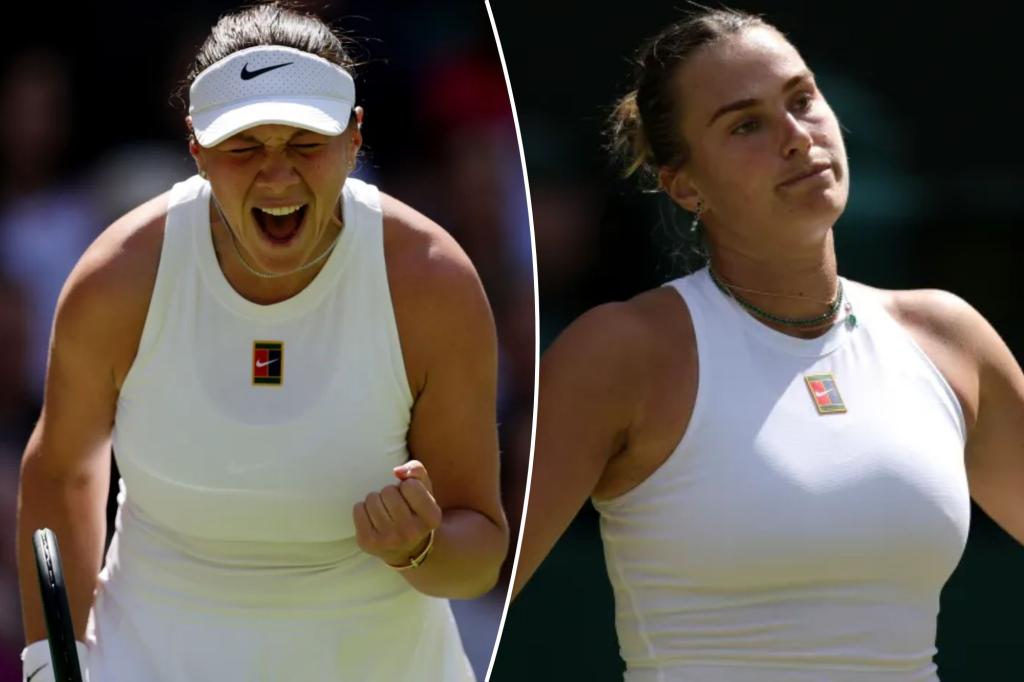 Amanda Anisimova surprises Aryna Sabalenka in Wimbledon semifinals