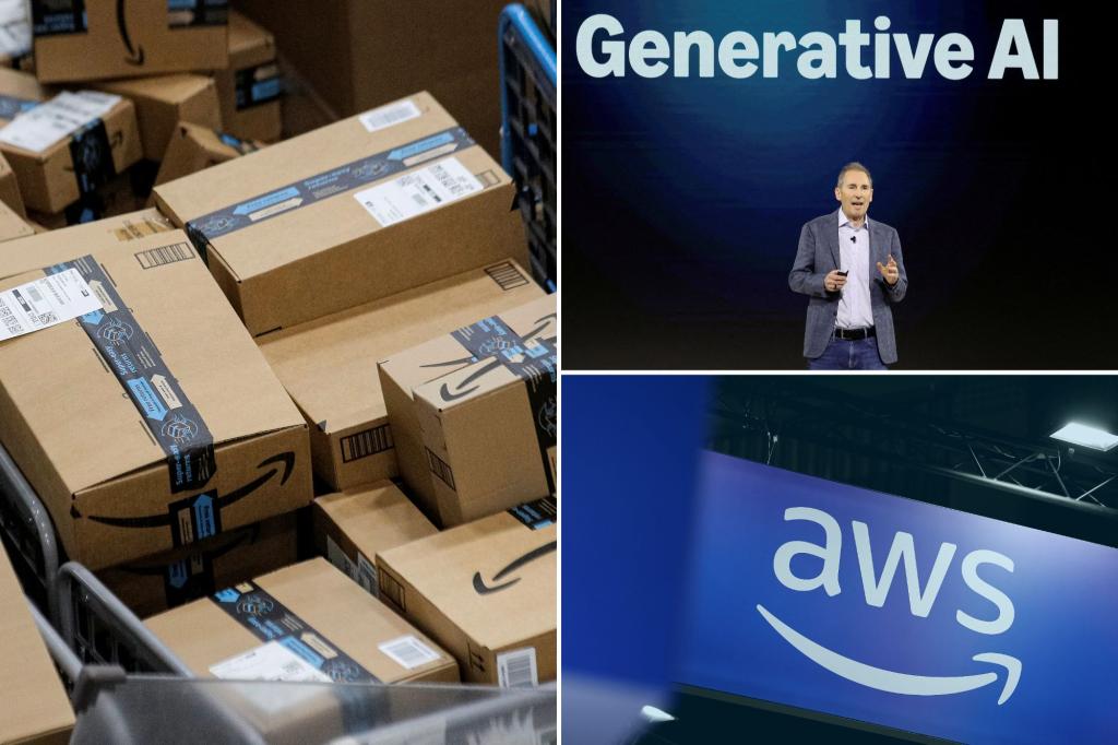 Amazon shows slow growth in its cloud services as competitors Google and Microsoft excel.