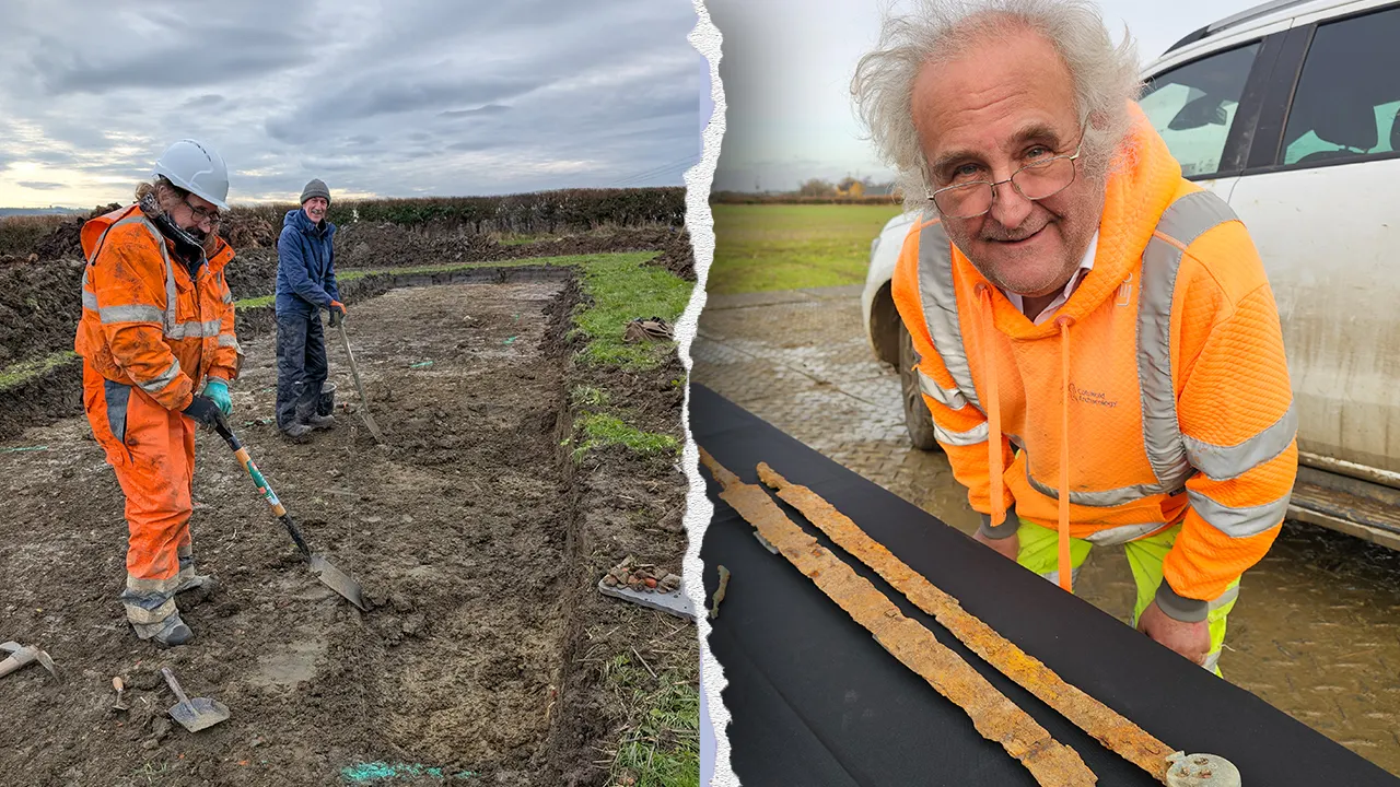 Ancient settlement in Gloucestershire uncovered by Roman cavalry swords