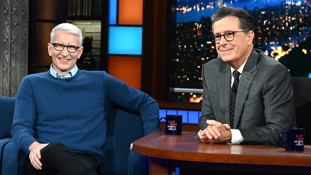 Anderson Cooper backs Colbert after cancellation of 'Late Show'