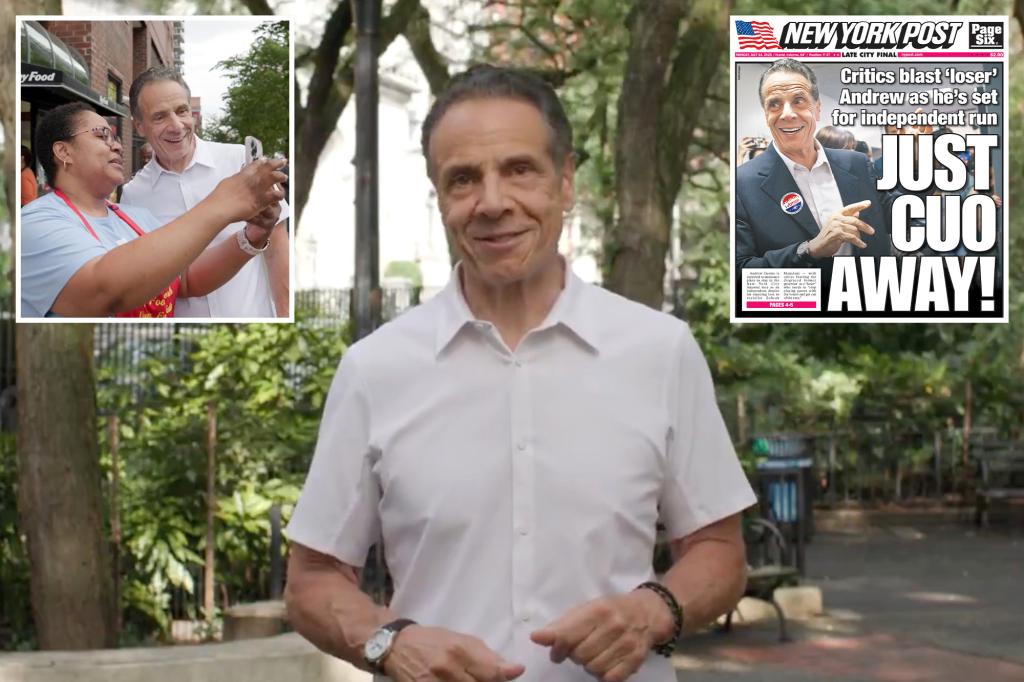 Andrew Cuomo announces he will run for mayor of New York City as an independent.