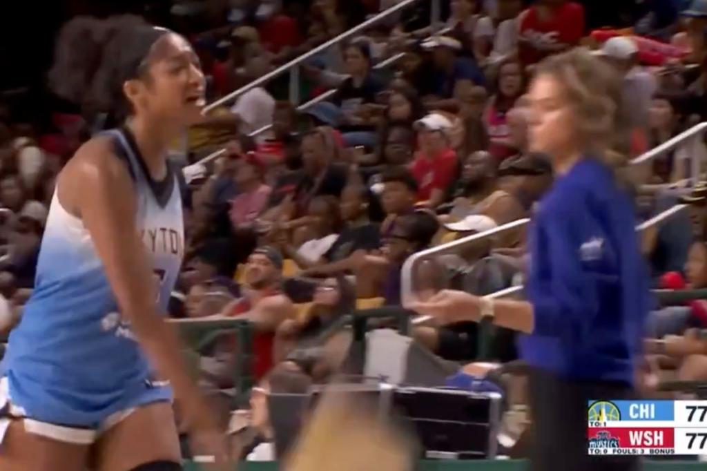 Angel Reese knocks clipboard from coach's hand in shocking outburst
