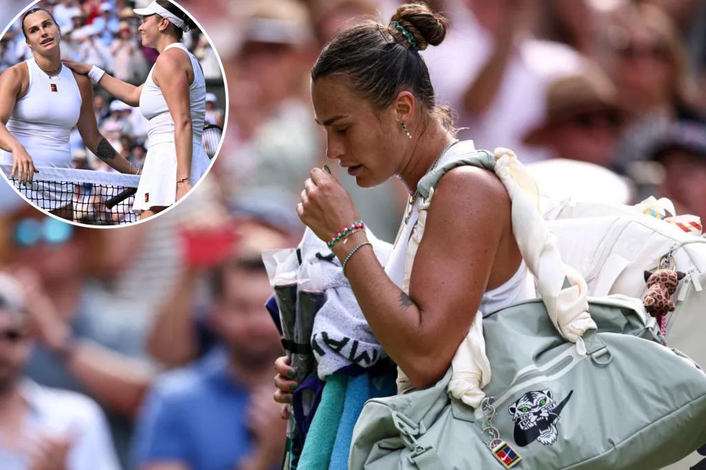Aryna Sabalenka's intense exchange with Amanda Anisimova at Wimbledon