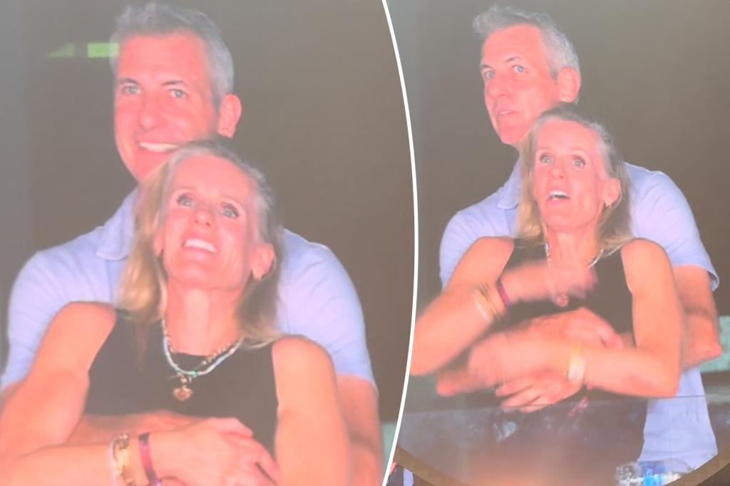 Astronomer CEO Andy Byron and HR leader Kristin Cabot seen kissing in recent Coldplay concert footage