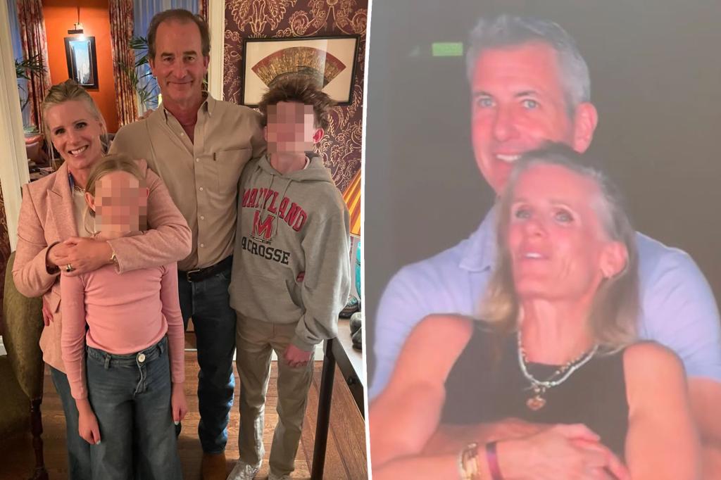 Astronomer's HR head Kristin Cabot spotted with wedding ring and apparent husband in photos taken prior to Coldplay controversy.