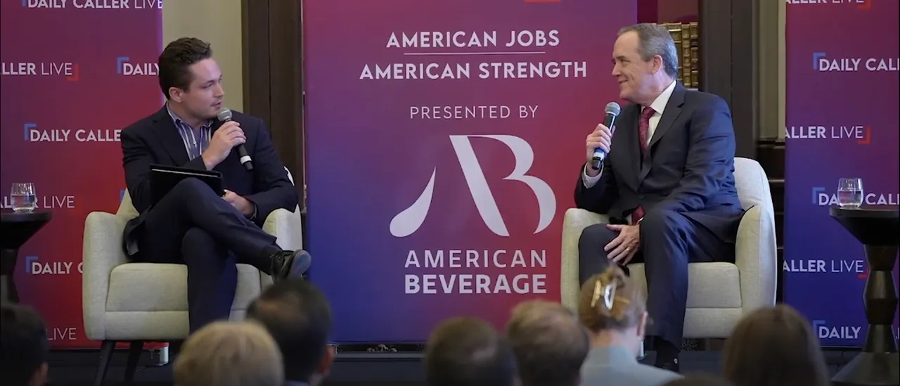 Beverage Industry Leader Kevin Keane Discusses Its Role in Strengthening the US Economy at Daily Caller Live Event