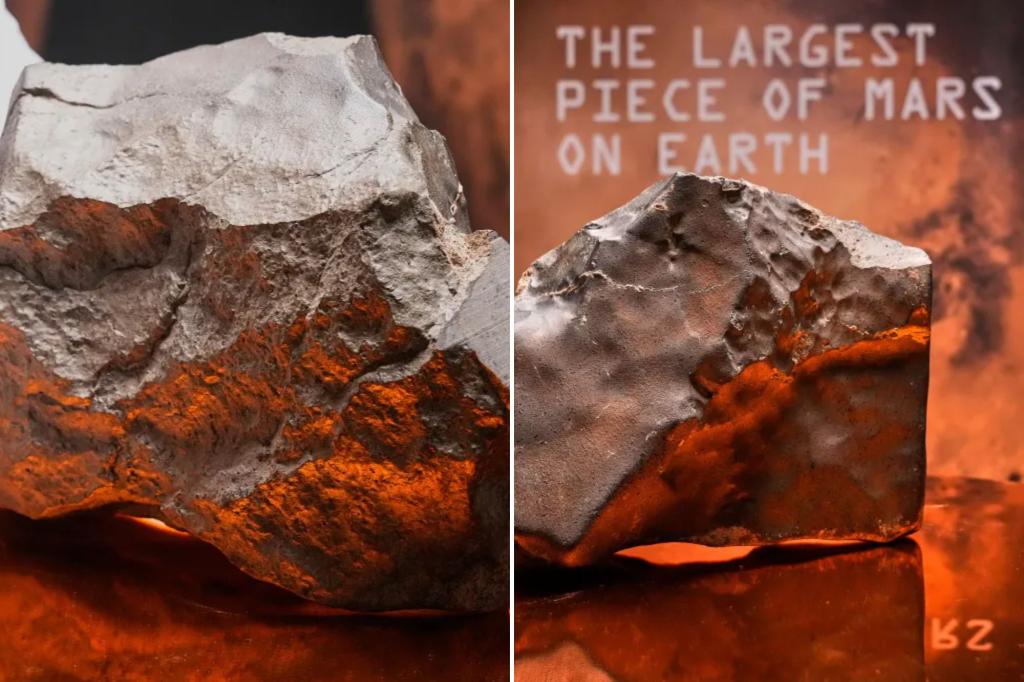 Biggest Martian fragment on Earth sold for $5.3 million at auction in New York