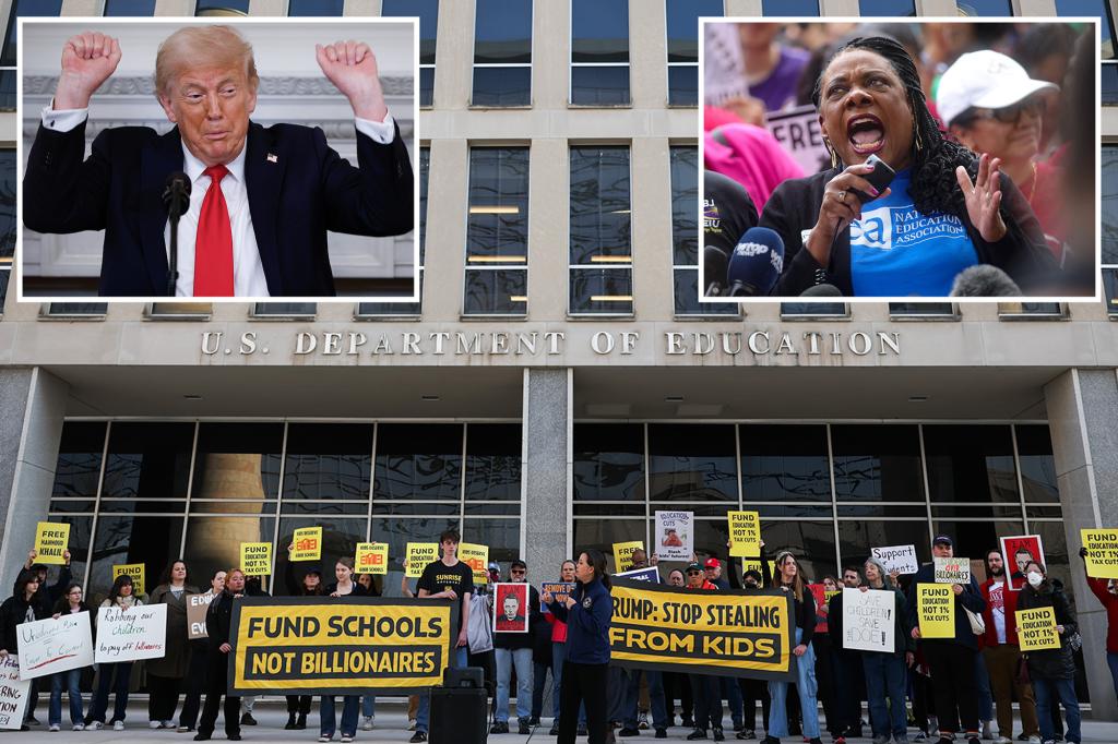 Biggest teachers union criticizes 'illegal' cuts to Education Department following supreme court decision