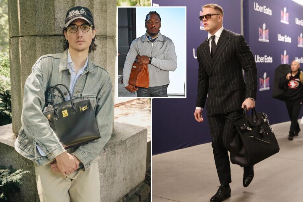 Birkin bags are not just for women anymore — stylish men are now choosing the expensive luxury bag.