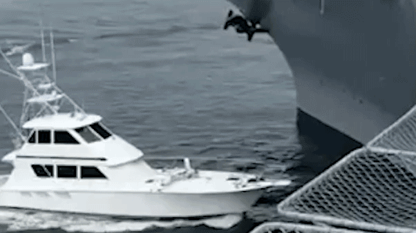 Boat collides with USS Midway museum, captain charged with being intoxicated while operating