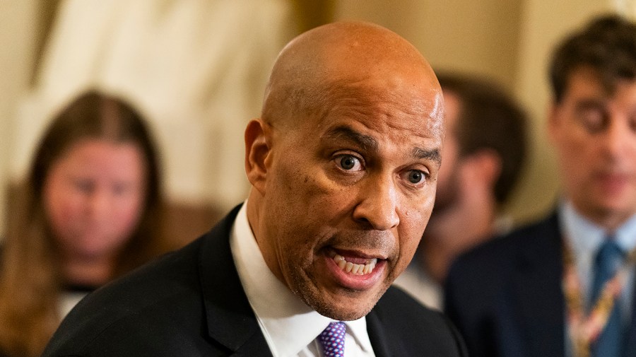 Booker confronts Democrats on Senate floor: 'Ready to go along with' Trump