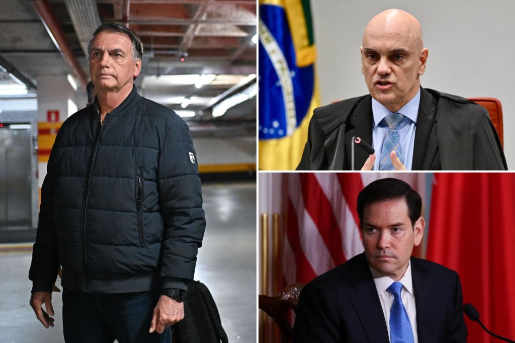 Brazilian justices have had their visas revoked by the US following a crackdown on ex-president Bolsonaro by the country’s top court.