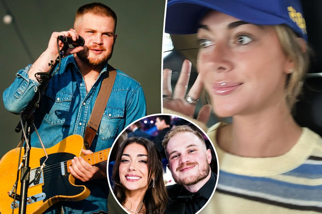 Brianna Chickenfry responds after her ex Zach Bryan shares screenshots of their messages.