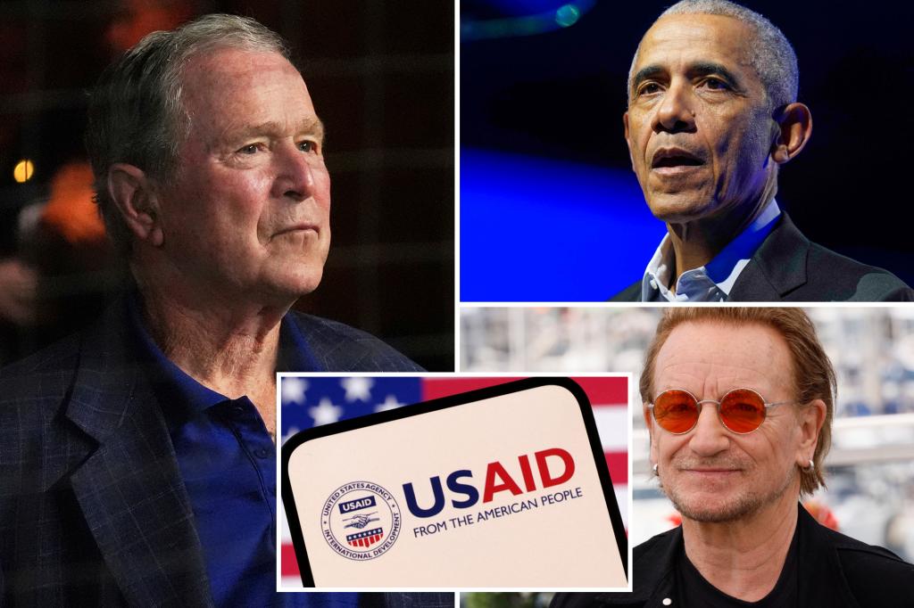 Bush collaborates with well-known critics of Trump to condemn the 'huge error' of closing USAID