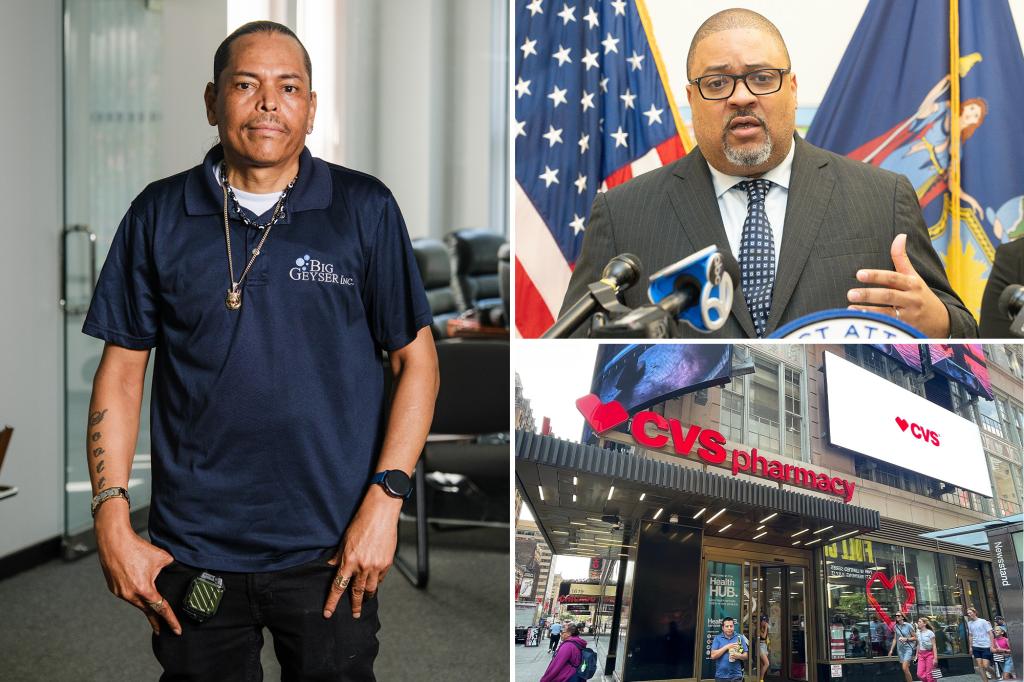 CVS worker criticizes DA Alvin Bragg for prosecuting him in self-defense case.