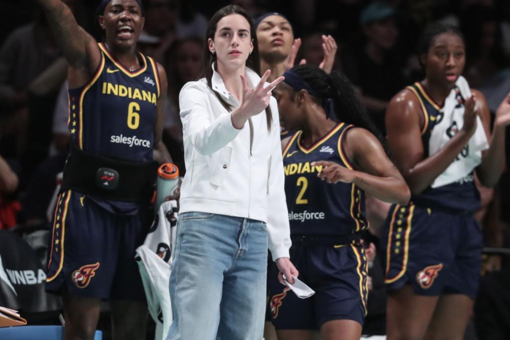 Caitlin Clark sits out another game at Barclays because of a groin injury