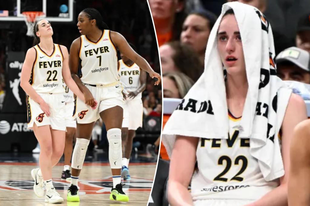 Caitlin Clark unable to play against Liberty because of an injury