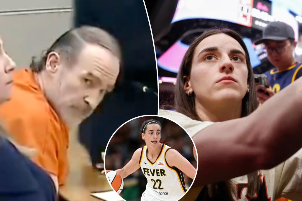 Caitlin Clark's stalker sentenced to 2.5 years in prison after intense court session