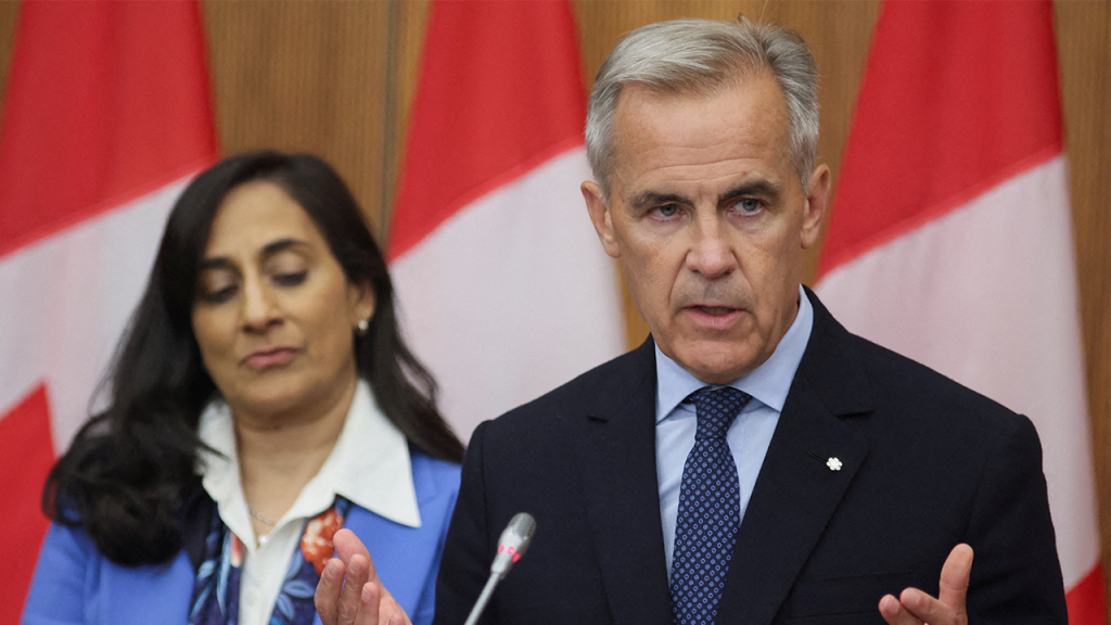 Canada intends to acknowledge Palestinian statehood in September, according to PM Carney.