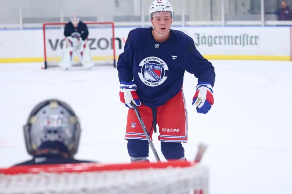 Carey Terrance excited to reconnect with his former junior hockey teammate on the Rangers