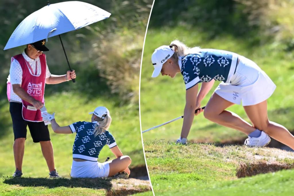 Charley Hull withdraws from Evian Championship after fainting twice