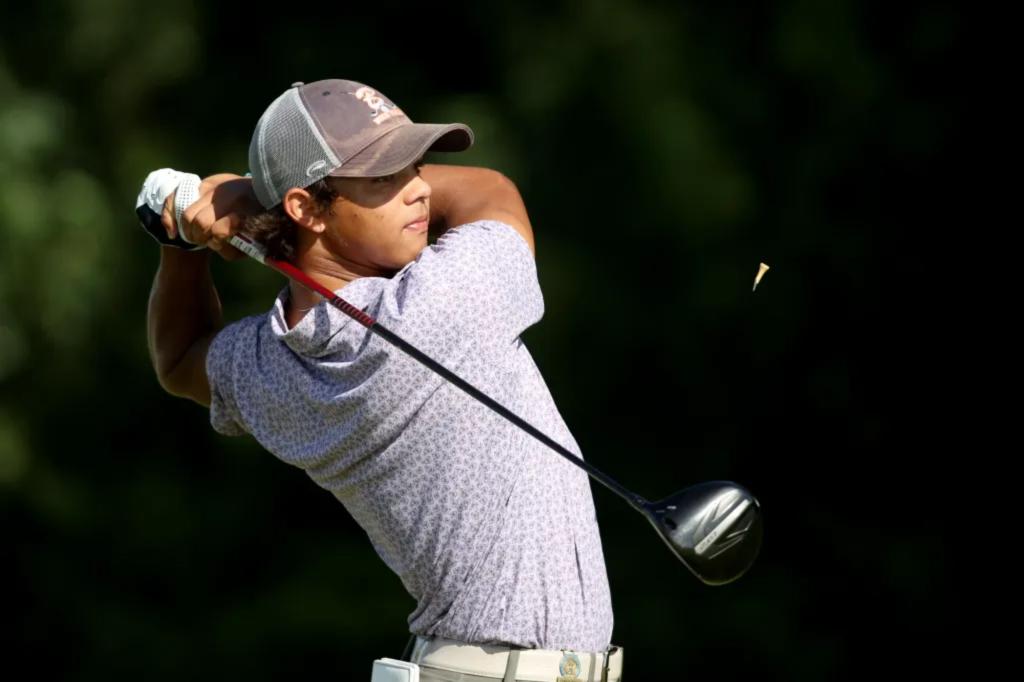 Charlie Woods does not make the cut at the US Junior Amateur