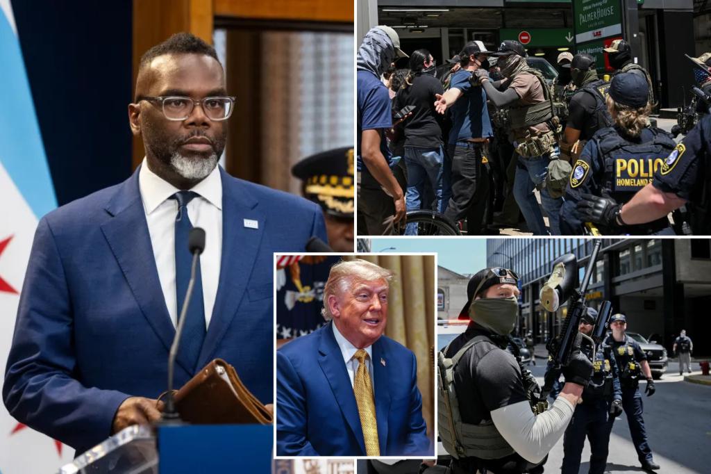 Chicago Mayor Brandon Johnson promises the city will not assist Trump’s ICE.