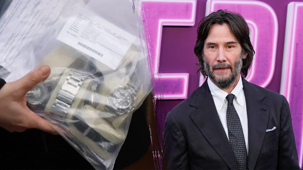 Chilean police return $125,000 worth of watches taken from Keanu Reeves to the FBI