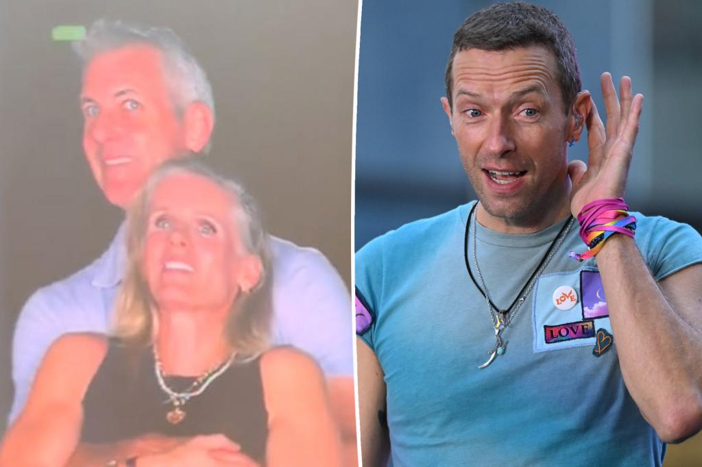 Chris Martin jokingly warns audience before kiss cam following Astronomer CEO controversy