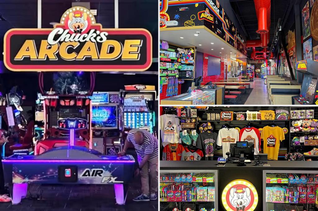 Chuck E. Cheese launches adult-themed spin-off arcades, with one located in New York