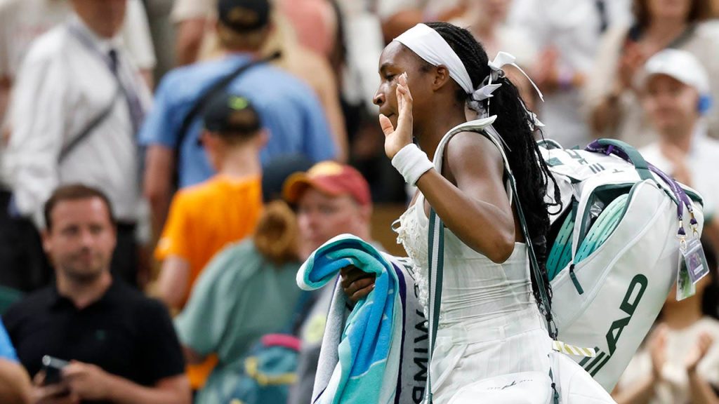 Coco Gauff shocked in first round at Wimbledon by Dayana Yastremska