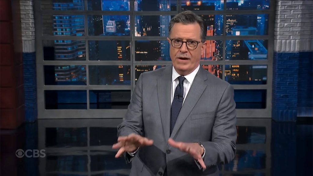 Colbert criticizes Paramount for reaching an agreement with Trump in the election lawsuit on '60 Minutes'