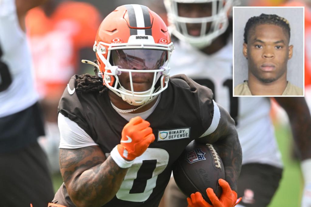 Concerning information about Browns rookie Quinshon Judkins' arrest