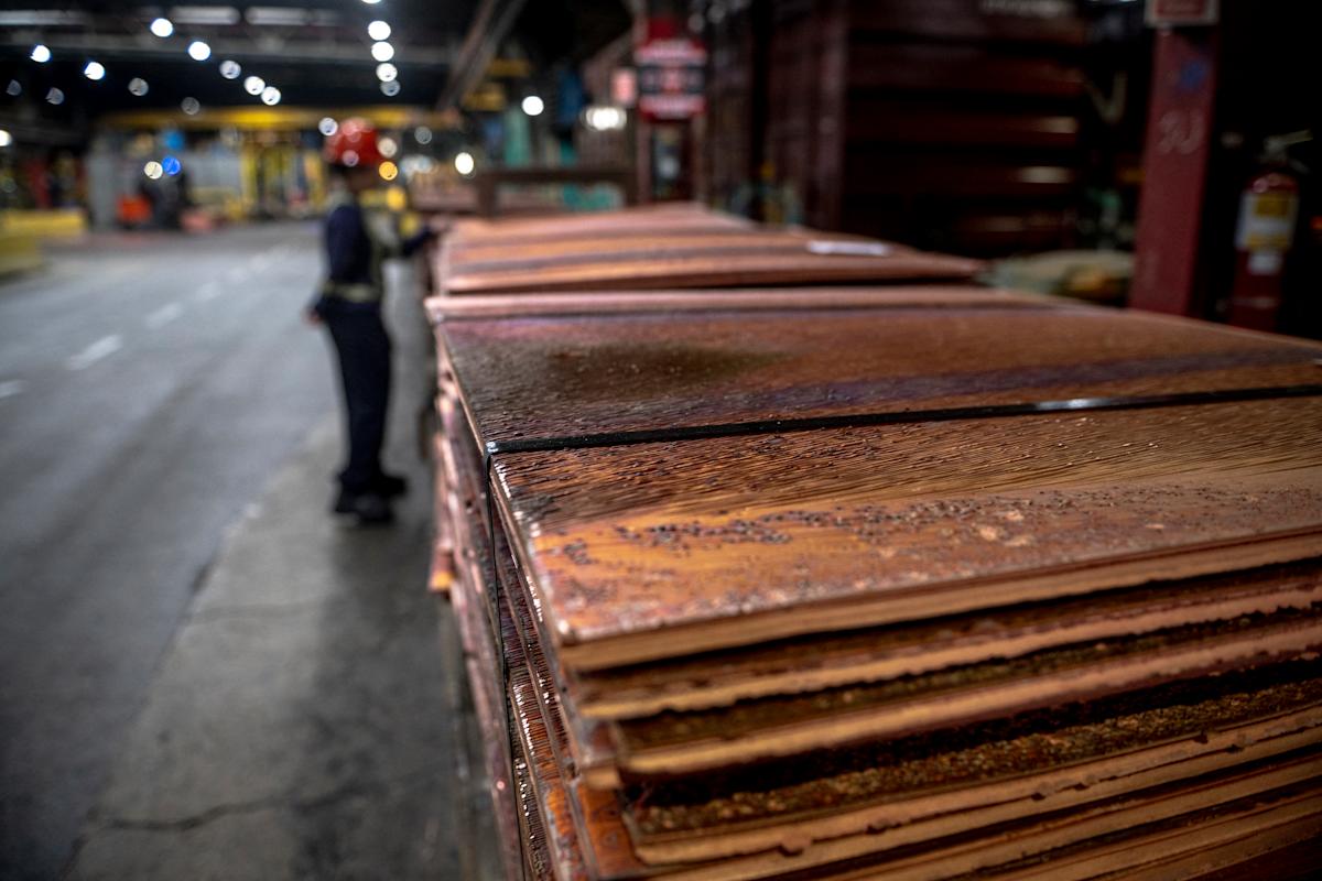 Copper futures drop as the White House announces refined metal is not subject to 50% tariffs