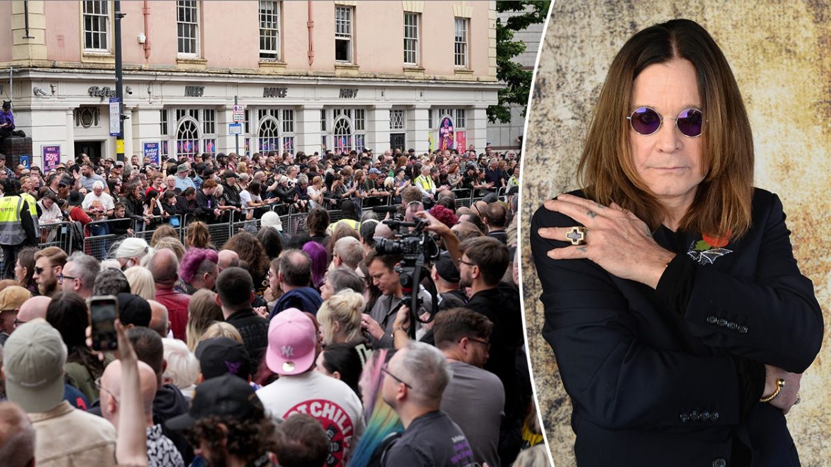 Countless fans pay tribute to Ozzy Osbourne in Birmingham farewell event