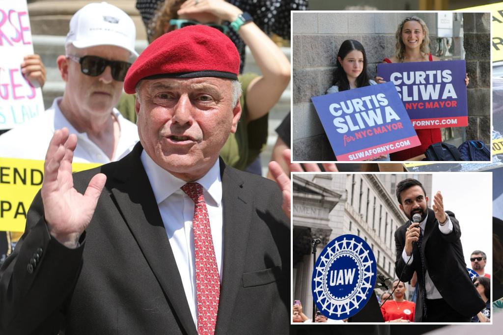 Curtis Sliwa meets with NYC business leaders as mayoral race intensifies.