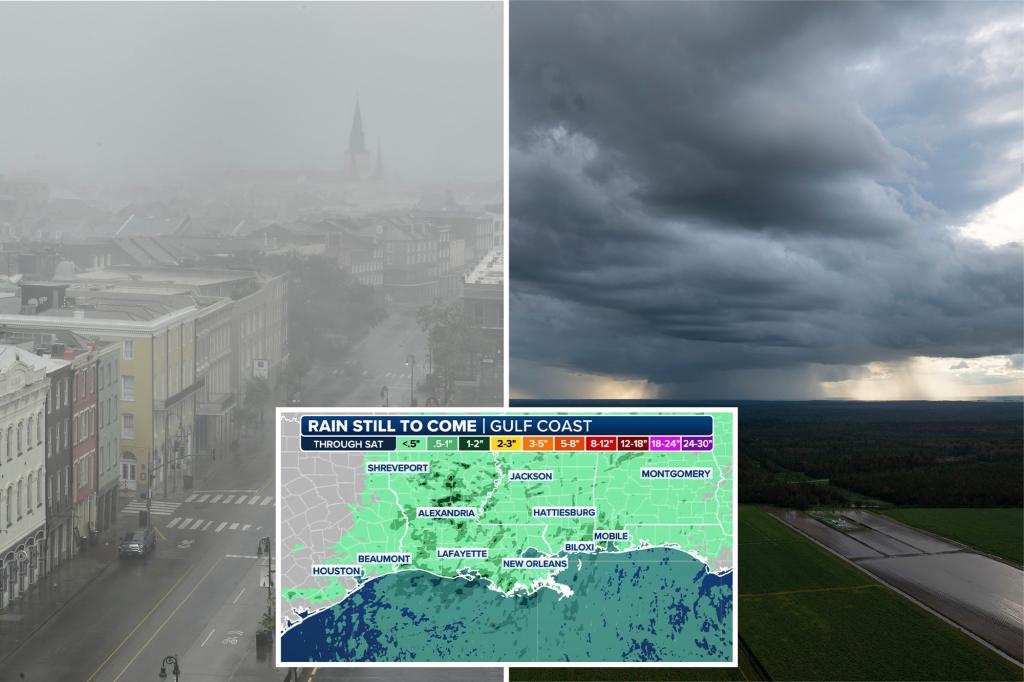 Dangerous flood risks remain for the Gulf Coast as a possible tropical storm develops in the area