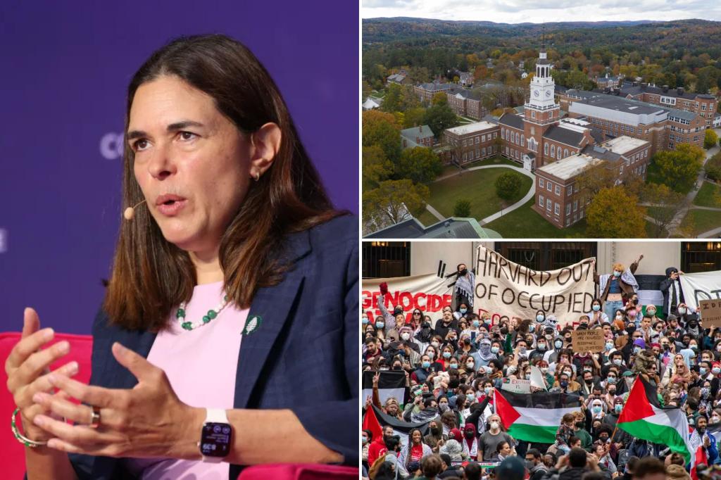 Dartmouth's President Sian Beilock criticized for her neutrality as Trump attacks prestigious universities.