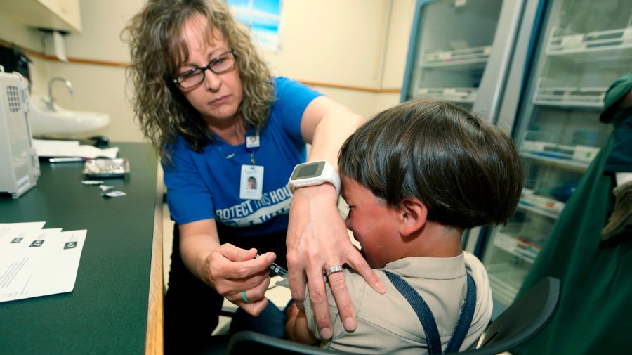 Data reveals a decline in vaccinations among kindergarteners.